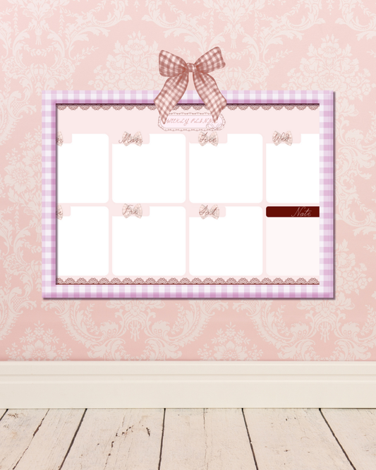 Gracefully Planned Weekly Calendar – Aesthetic Christian Printable Planner for Faith & Productivity